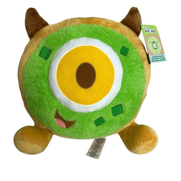 Disney Parks Munchlings Scented Mike Wazowski Avocado Bagel Plush 13 1/2 In New - Picture 1 of 6